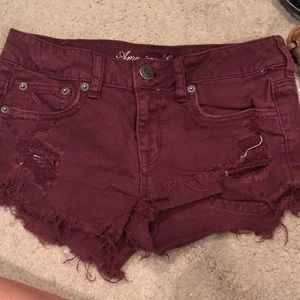 American eagle jean shorts